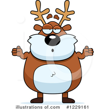 Royalty-Free (RF) Reindeer Clipart Illustration by Cory Thoman - Stock Sample #1229161