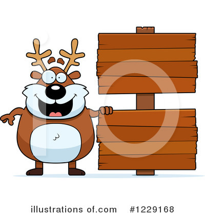Royalty-Free (RF) Reindeer Clipart Illustration by Cory Thoman - Stock Sample #1229168