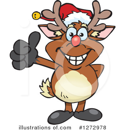 Reindeer Clipart #1272978 by Dennis Holmes Designs
