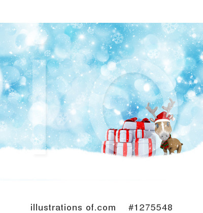 Royalty-Free (RF) Reindeer Clipart Illustration by KJ Pargeter - Stock Sample #1275548