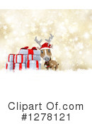Reindeer Clipart #1278121 by KJ Pargeter