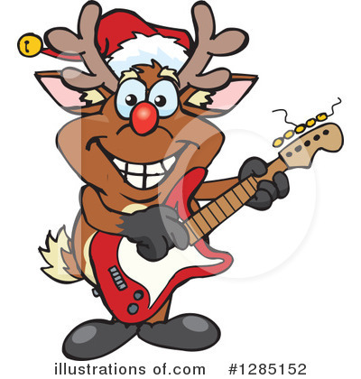 Royalty-Free (RF) Reindeer Clipart Illustration by Dennis Holmes Designs - Stock Sample #1285152