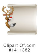 Reindeer Clipart #1411362 by AtStockIllustration