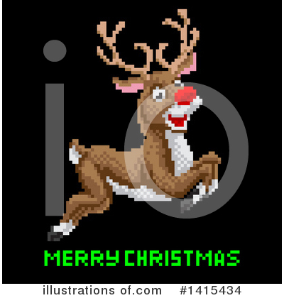 Royalty-Free (RF) Reindeer Clipart Illustration by AtStockIllustration - Stock Sample #1415434