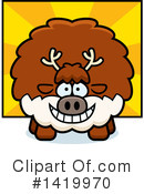 Reindeer Clipart #1419970 by Cory Thoman