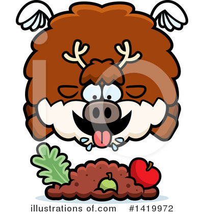 Reindeer Clipart #1419972 by Cory Thoman