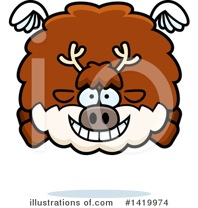 Royalty-Free (RF) Reindeer Clipart Illustration by Cory Thoman - Stock Sample #1419974