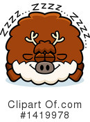 Reindeer Clipart #1419978 by Cory Thoman