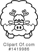 Reindeer Clipart #1419986 by Cory Thoman