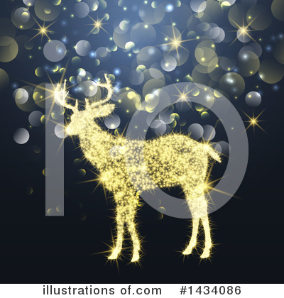 Royalty-Free (RF) Reindeer Clipart Illustration by KJ Pargeter - Stock Sample #1434086