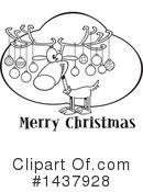 Reindeer Clipart #1437928 by toonaday