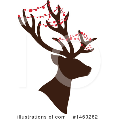 Royalty-Free (RF) Reindeer Clipart Illustration by Cherie Reve - Stock Sample #1460262