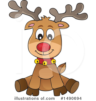 Reindeer Clipart #1490694 by visekart
