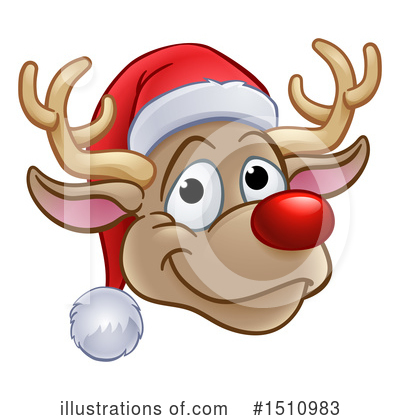 Royalty-Free (RF) Reindeer Clipart Illustration by AtStockIllustration - Stock Sample #1510983