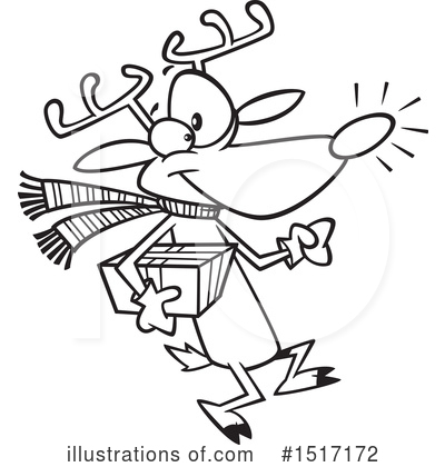 Reindeer Clipart #1517172 by toonaday