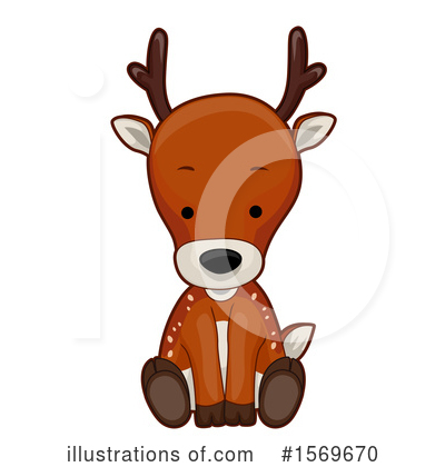 Royalty-Free (RF) Reindeer Clipart Illustration by BNP Design Studio - Stock Sample #1569670
