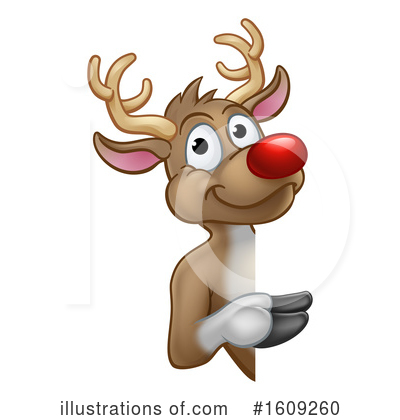 Royalty-Free (RF) Reindeer Clipart Illustration by AtStockIllustration - Stock Sample #1609260