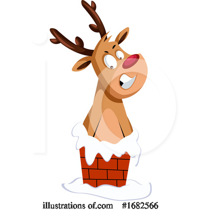 Reindeer Clipart #1682566 by Morphart Creations