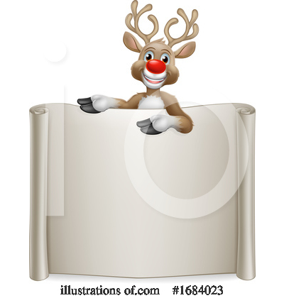 Royalty-Free (RF) Reindeer Clipart Illustration by AtStockIllustration - Stock Sample #1684023