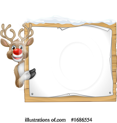 Royalty-Free (RF) Reindeer Clipart Illustration by AtStockIllustration - Stock Sample #1686554