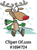 Reindeer Clipart #1694724 by toonaday