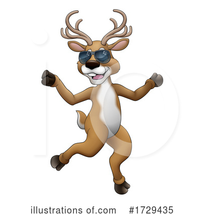 Royalty-Free (RF) Reindeer Clipart Illustration by AtStockIllustration - Stock Sample #1729435