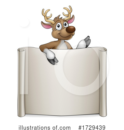 Royalty-Free (RF) Reindeer Clipart Illustration by AtStockIllustration - Stock Sample #1729439