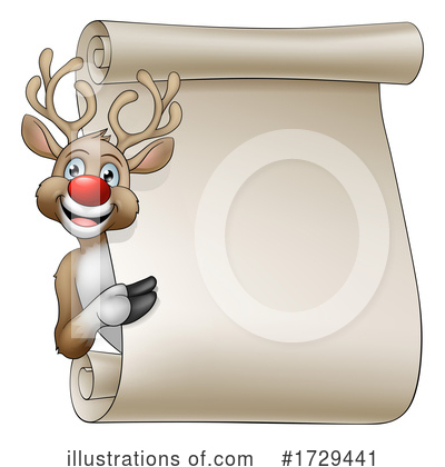 Royalty-Free (RF) Reindeer Clipart Illustration by AtStockIllustration - Stock Sample #1729441