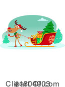 Reindeer Clipart #1804903 by Hit Toon