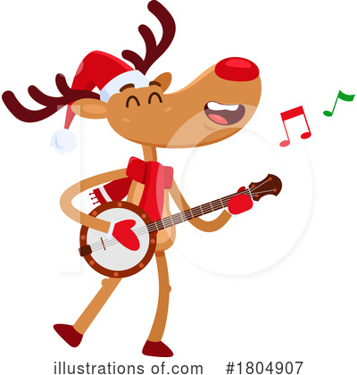 Reindeer Clipart #1804907 by Hit Toon