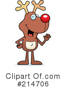 Reindeer Clipart #214706 by Cory Thoman