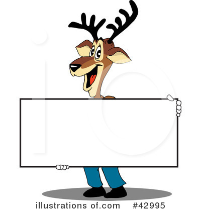 Reindeer Clipart #42995 by Dennis Holmes Designs