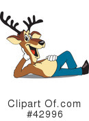 Reindeer Clipart #42996 by Dennis Holmes Designs