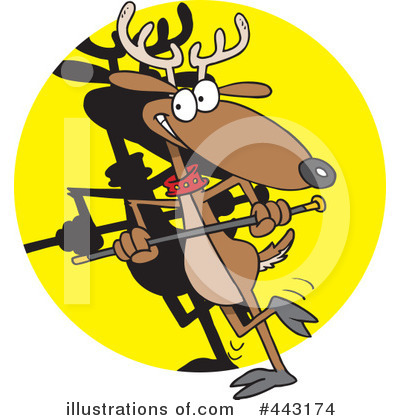 Rudolph Clipart #443174 by toonaday