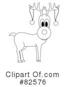 Reindeer Clipart #82576 by Pams Clipart