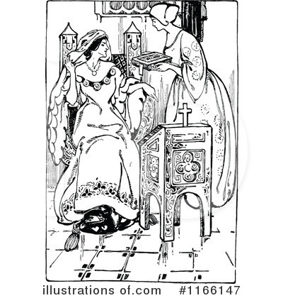 Royalty-Free (RF) Religion Clipart Illustration by Prawny Vintage - Stock Sample #1166147