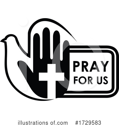 Prayer Clipart #1729583 by Vector Tradition SM