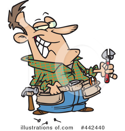 Handyman Clipart #442440 by toonaday