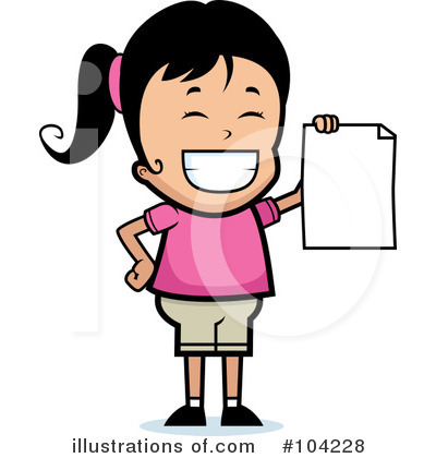 Royalty-Free (RF) Report Card Clipart Illustration by Cory Thoman - Stock Sample #104228