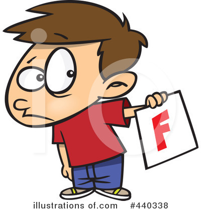 Royalty-Free (RF) Report Card Clipart Illustration by toonaday - Stock Sample #440338