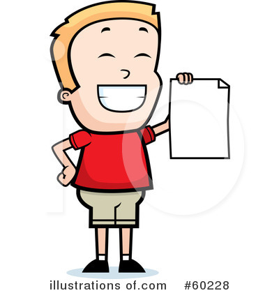 Royalty-Free (RF) Report Card Clipart Illustration by Cory Thoman - Stock Sample #60228