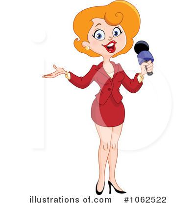 Royalty-Free (RF) Reporter Clipart Illustration by yayayoyo - Stock Sample #1062522