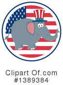 Republican Elephant Clipart #1389384 by Hit Toon