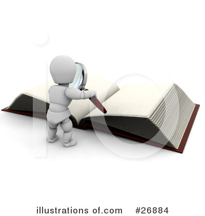 Royalty-Free (RF) Research Clipart Illustration by KJ Pargeter - Stock Sample #26884