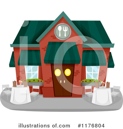Royalty-Free (RF) Restaurant Clipart Illustration by BNP Design Studio - Stock Sample #1176804