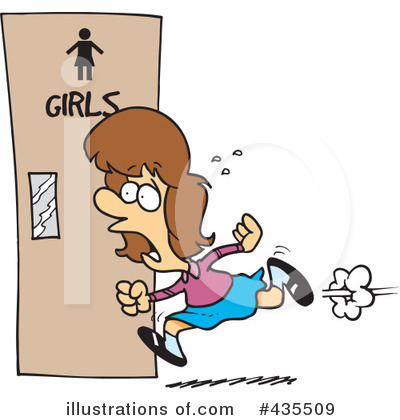 Royalty-Free (RF) Restroom Clipart Illustration by toonaday - Stock Sample #435509