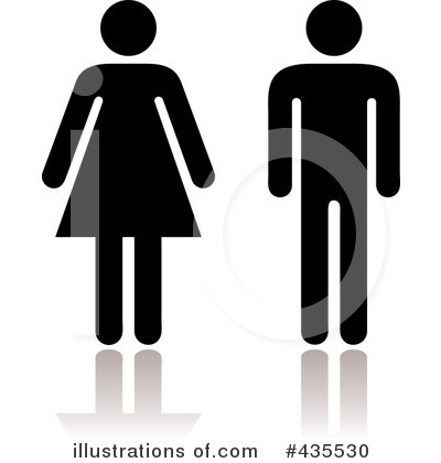 Royalty-Free (RF) Restroom Clipart Illustration by michaeltravers - Stock Sample #435530