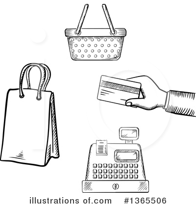 Cash Register Clipart #1365506 by Vector Tradition SM