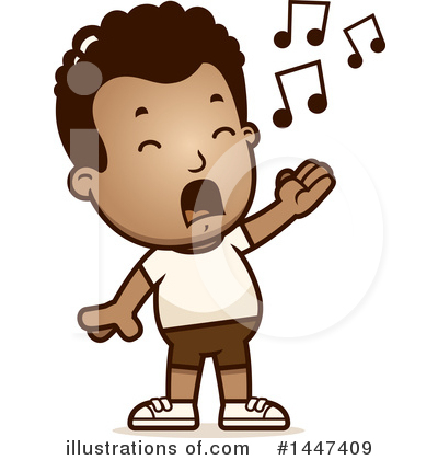 Singing Clipart #1447409 by Cory Thoman