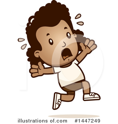 Royalty-Free (RF) Retro Black Girl Clipart Illustration by Cory Thoman - Stock Sample #1447249